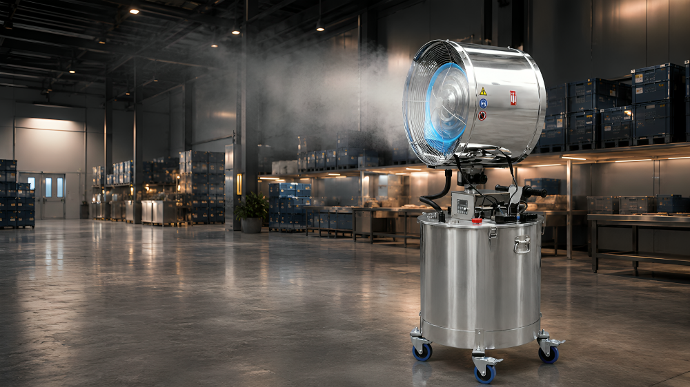 MW-1000 Industrial High-Velocity Misting Fan