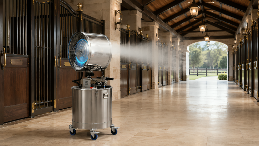 MW-1000 Industrial High-Velocity Misting Fan