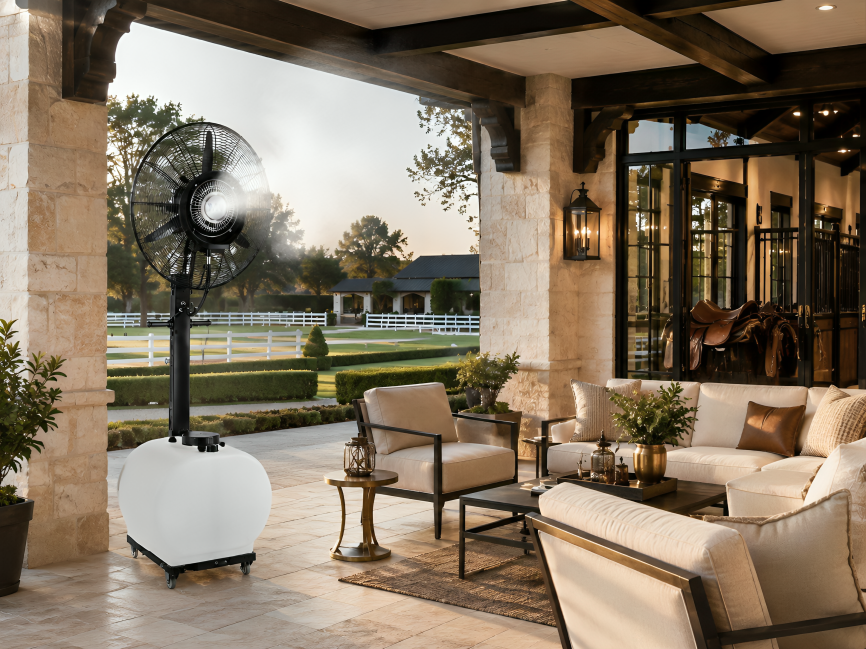 MW-350 High-Velocity Misting Fan