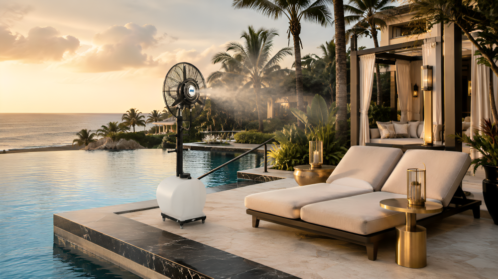 MW-350 High-Velocity Misting Fan