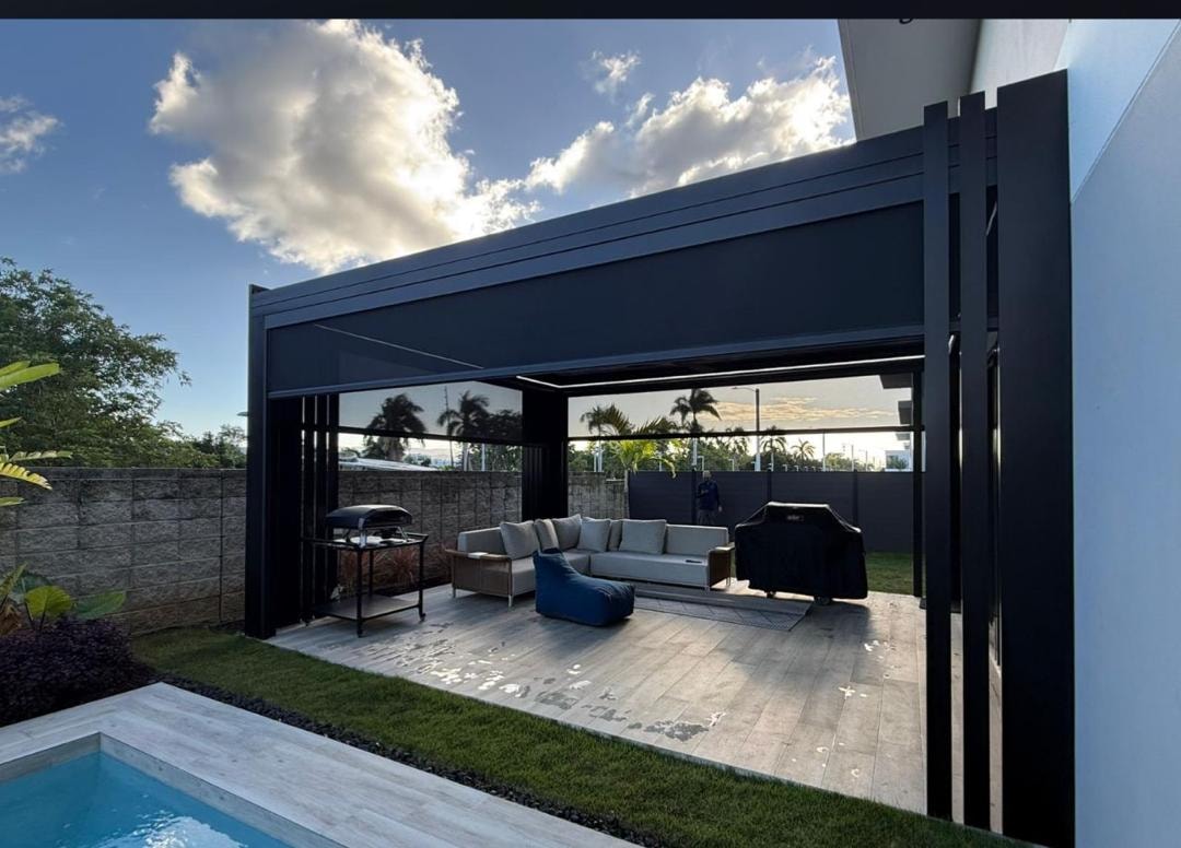 Luxury outdoor living space
